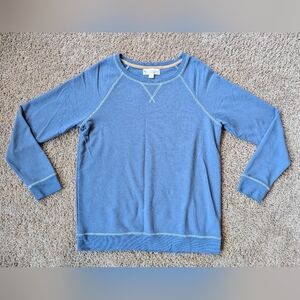 Koolaburra By UGG Sandwashed Blue French Terry Lounger Tunic Small